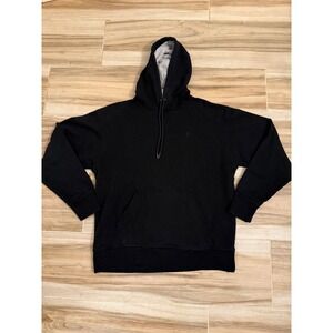 Champion Mens Hoodie Black Pullover Sweatshirt Large Authentic Athleticwear L